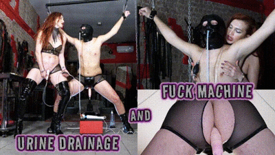 URINE DRAINAGE AND FUCK MACHINE hd