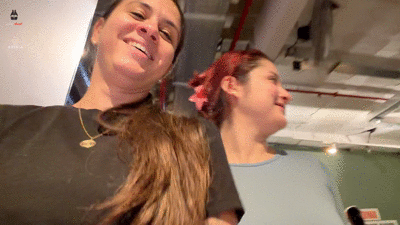 Gym toilet visit with Ariell