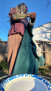 Steamy Log on Cold Winter Day