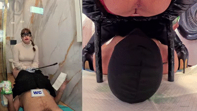 SLAVE MUST SWALLOW SHIT