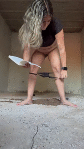 Taking a dump at a construction site