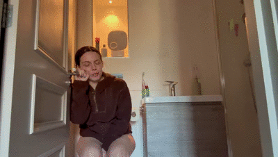 Going to the toilet!