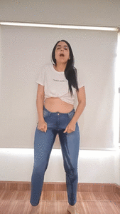 Shitting my blue jeans