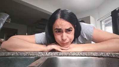 Vomiting in the kitchen