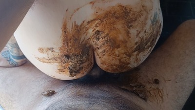 Dirty Sex with poo and pee on the toilet