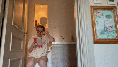 Reading & pooing & peeing