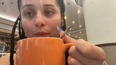 Urge at the coffee shop