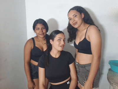 Beautiful Latinas poop on their friend's face