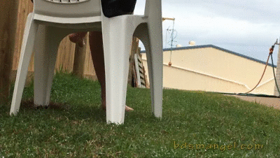 Outdoor Poop in Backyard