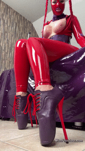 Locking up my rubber toy + special cocktail