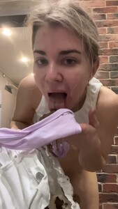 Tasting shit and washing in the shower