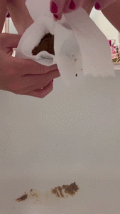 Golden piss and shit cleanup