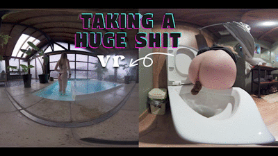VR180 From Pool To Toilet With Me