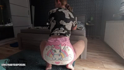 Diaper poop and masturbation