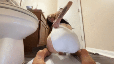 Dirty pussy smearing & Panty poop