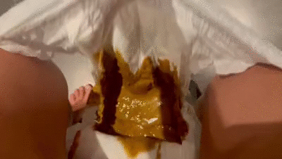 Lots of diarrhea mess