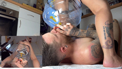 Filling his funnel