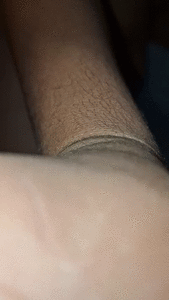 Making a mess on breasts and buttocks.