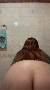 Pooping in the toilet