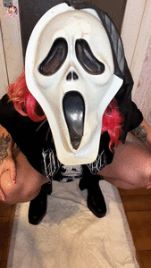 Ghostface eats shit