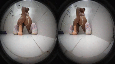 VR Cute Anal Play Stepsis/Smearing Ass