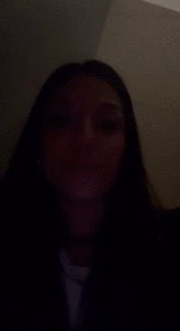 Carolina pooping at the birthday party