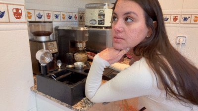 Coffee feeding a slave