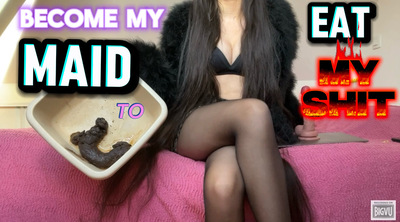 HARDCORE BECOME MY MAID TO EAT MY SHIT !