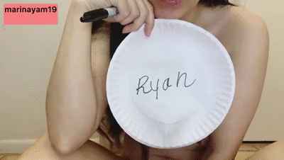 A plate for Ryan