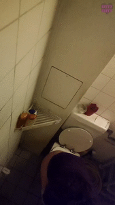 Hidden cam in bf's bathroom; shitting, farting, pissing and moaning